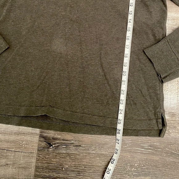 J.Crew medium green 1/4 zip pullover sweater - Picture 5 of 5